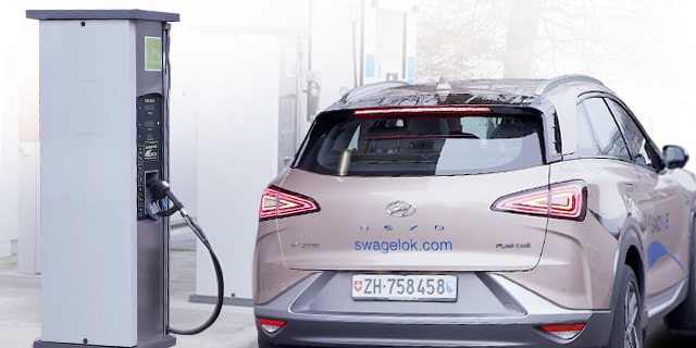 Swagelok and EMPA have worked together to advance hydrogen vehicle technology